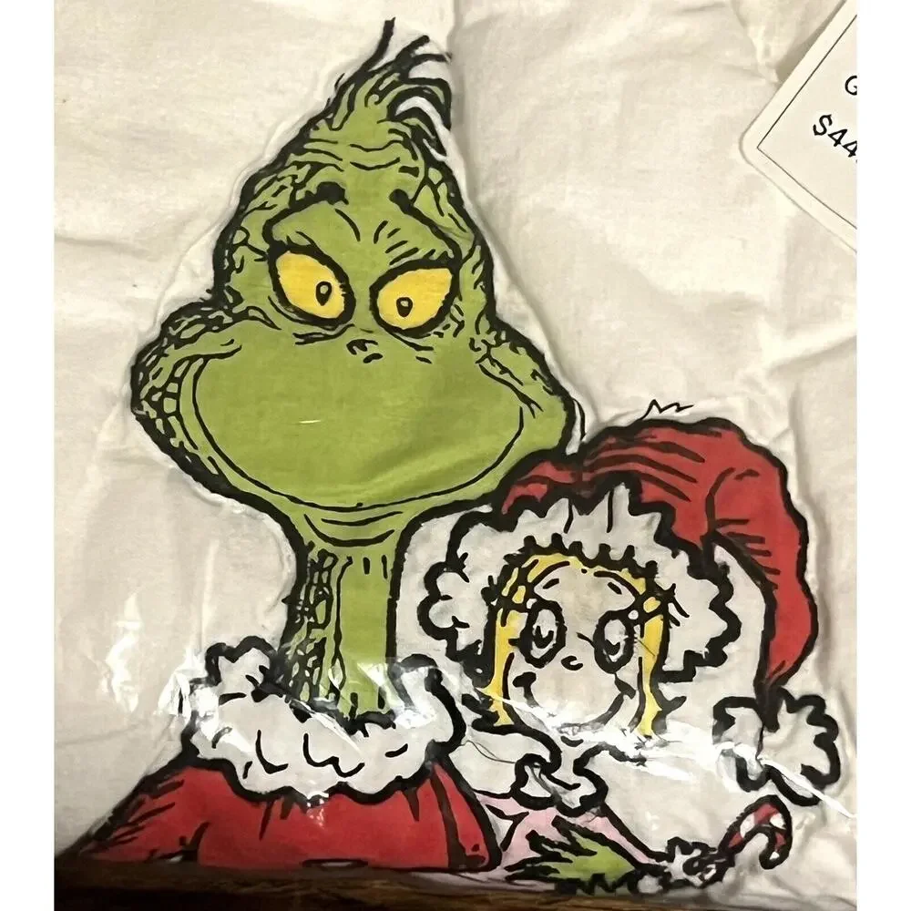 Pottery Barn Teen Grinch Quilted Pillow Sham STANDARD Dr. Seuss Bedding NWT